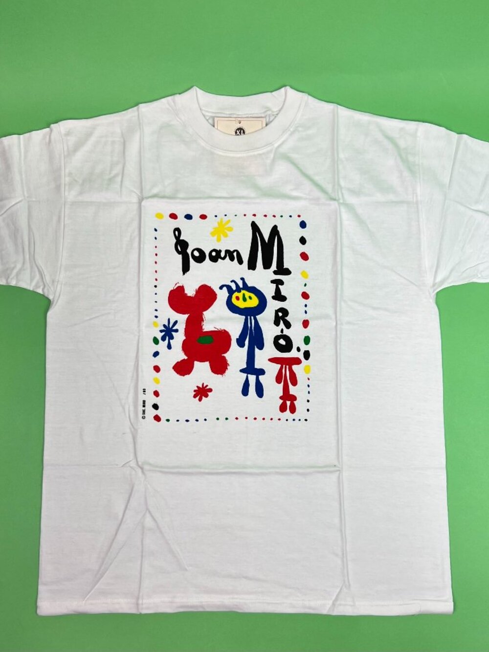 Deadstock Vintage 90s Joan Miro Modern Art Shirt New in Package Size XL